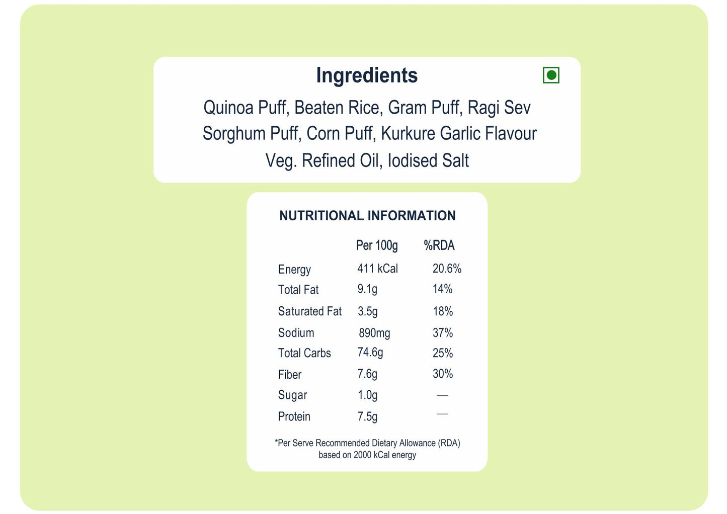 Millet Bhel (100g)
