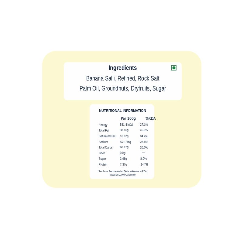 Crispy Banana Mix (100g)